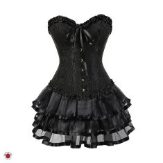 کرست و دامن تور وینتیج گاتیک Victoria