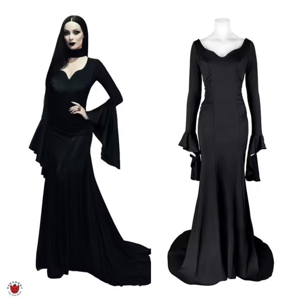 پیراهن مجلسی گاتیک Morticia Addams - Image 6