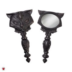 آینه دستی گاتیک طرح گربه katta