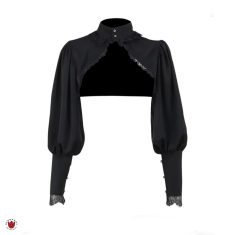 کراپ تاپ شراگ گاتیک آستین بلند Morgana