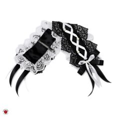 هدبند تل دخترانه گیپور و ساتن و تور malena
